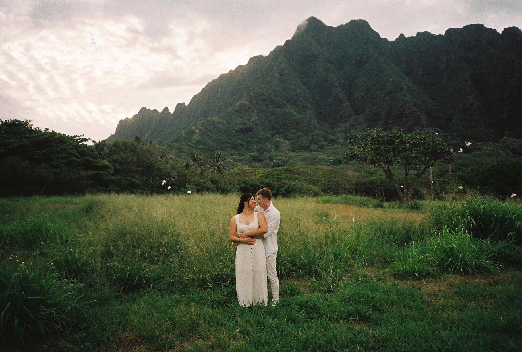 Proposal at Kualoa Ranch lagoon